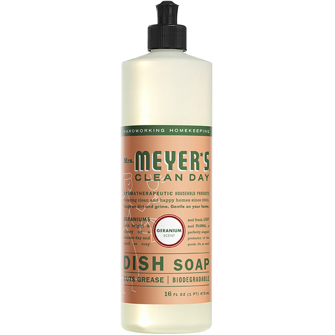 Mrs. Meyer's Geranium Dish Soap – 16oz
