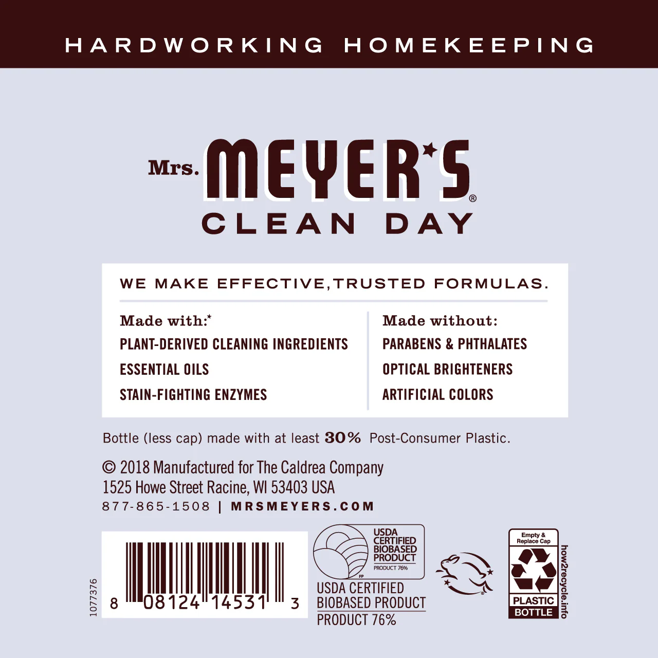 Mrs. Meyer's Lavender Laundry Detergent – 64oz - Image 2