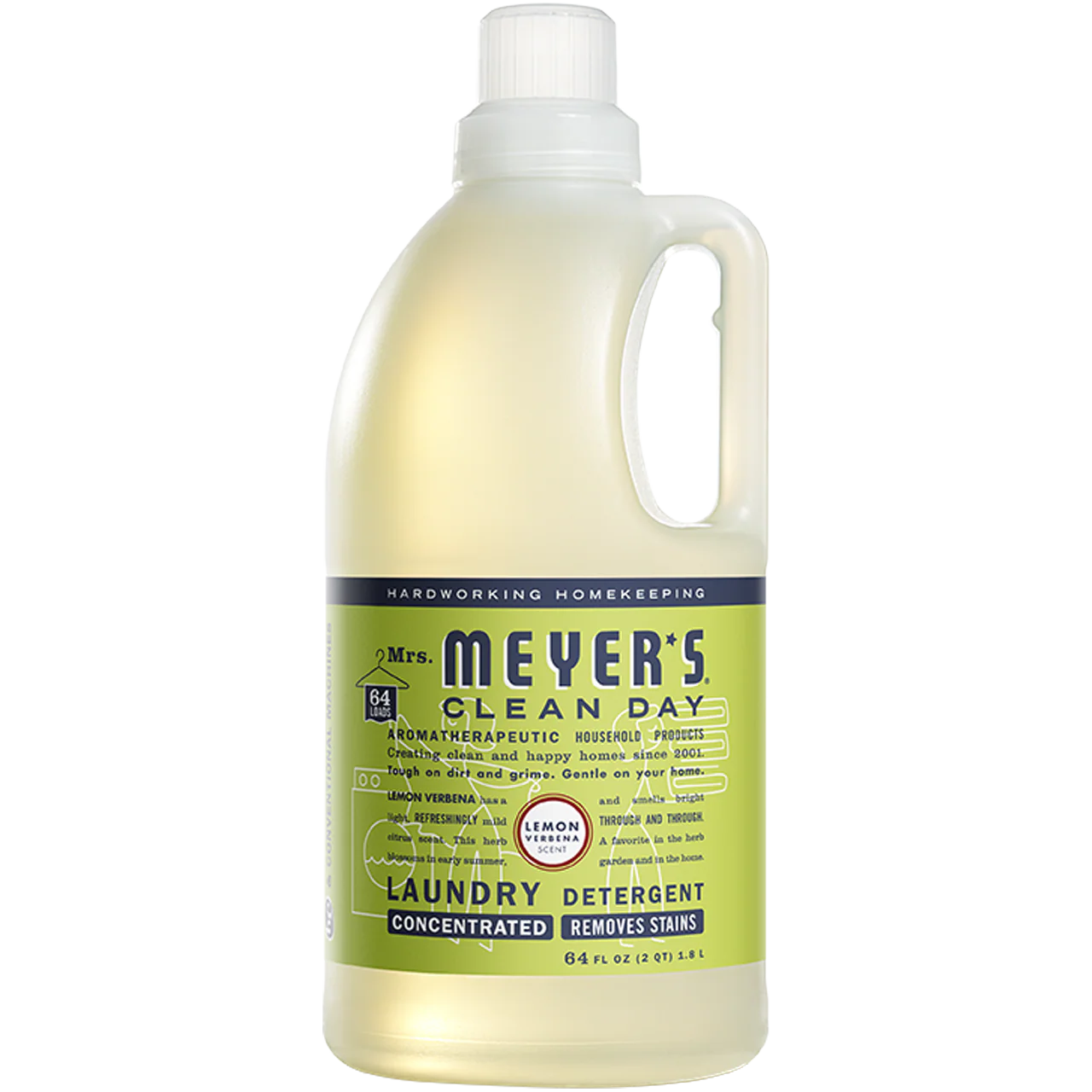 Mrs. Meyer's Lemon Verbena Laundry Detergent โ 64oz
