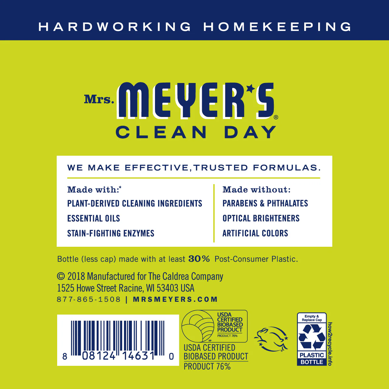 Mrs. Meyer's Lemon Verbena Laundry Detergent โ 64oz - Image 2