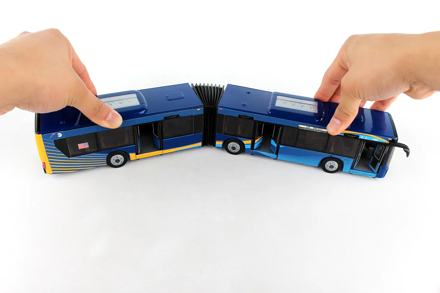 MTA New York City Articulated Bus Toy – 16" - Image 3