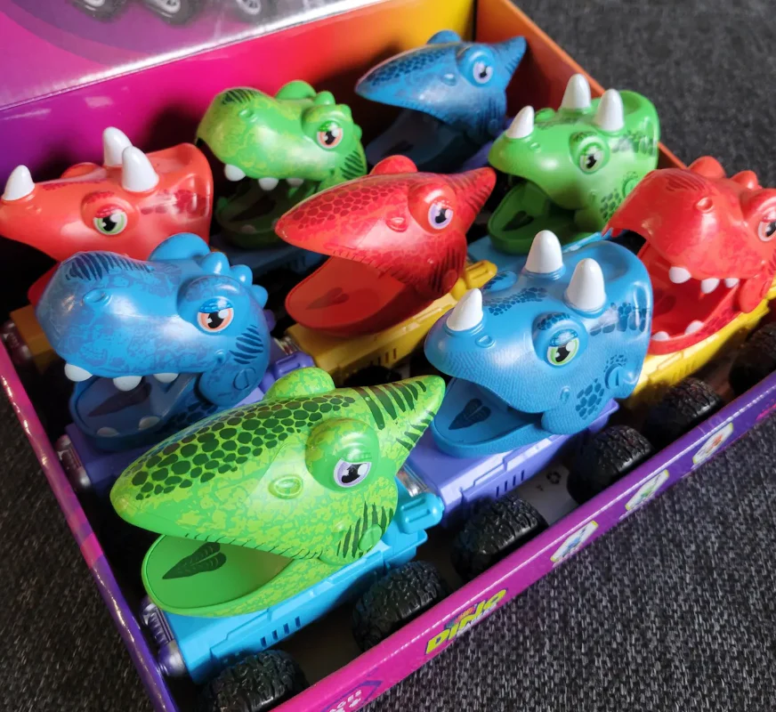 Mukikim Dino Racers Car Toy – Assorted Colors Each Sold Separately - Image 2