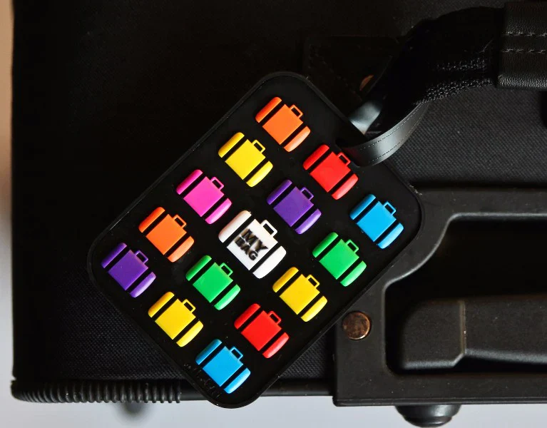 Multi Suitcase Black 3D Luggage Tag - Image 2