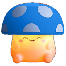 Mushi Ambient Mushroom Light – Blue