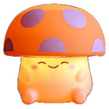 Mushi Ambient Mushroom Light β Orange