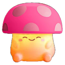 Mushi Ambient Mushroom Light – Pink