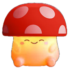 Mushi Ambient Mushroom Light – Red