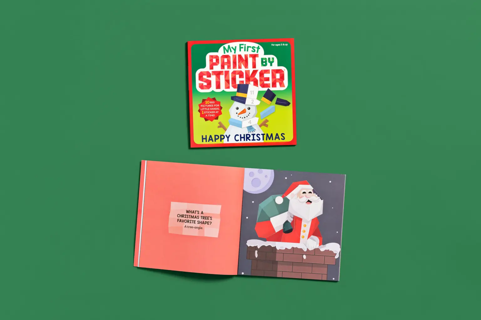 My First Paint by Sticker Book – Happy Christmas - Image 5