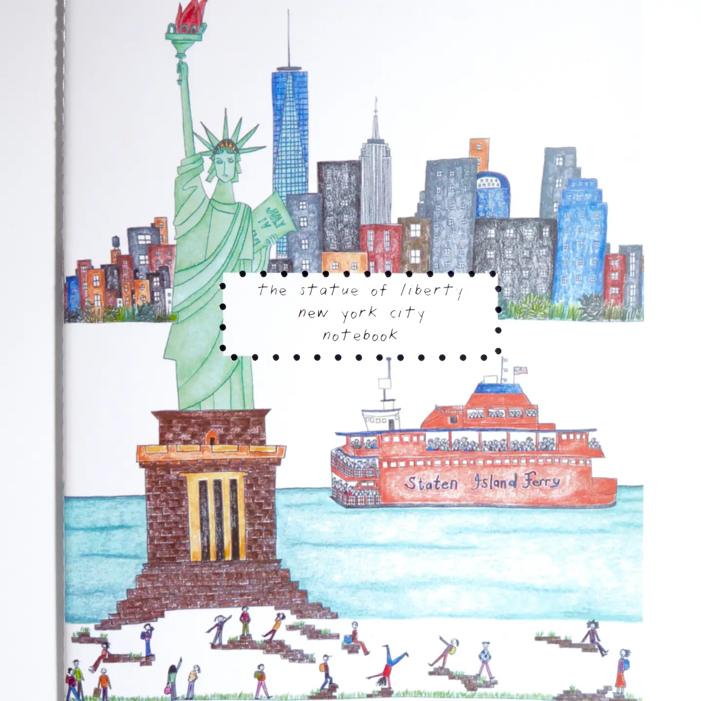 Natchie Medium Notebook – The Statue of Liberty – 5.8" x 8.3" - Image 2