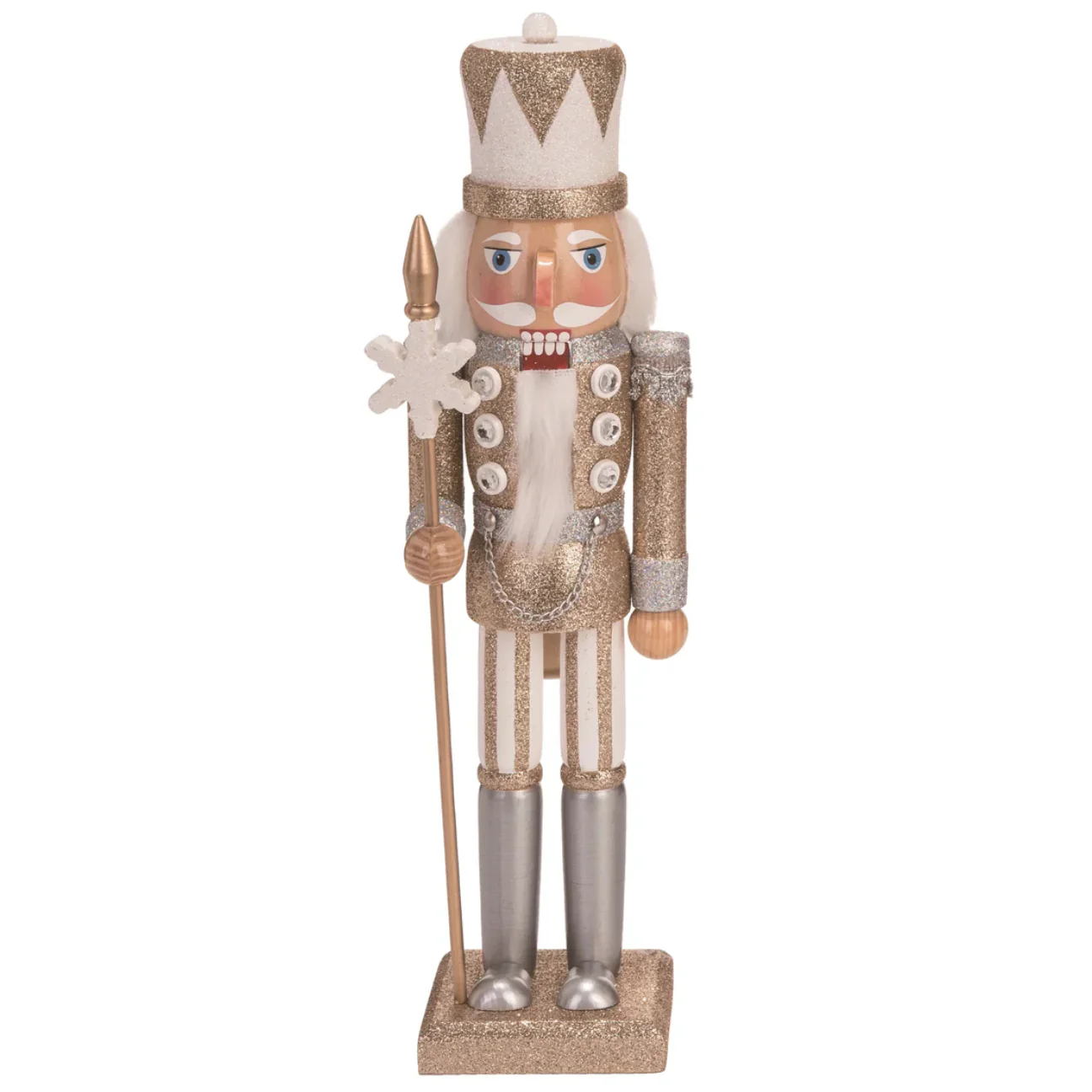 Natural Wood Whimsical Nutcracker Figurines – Assorted – Each Sold Separately - Image 3