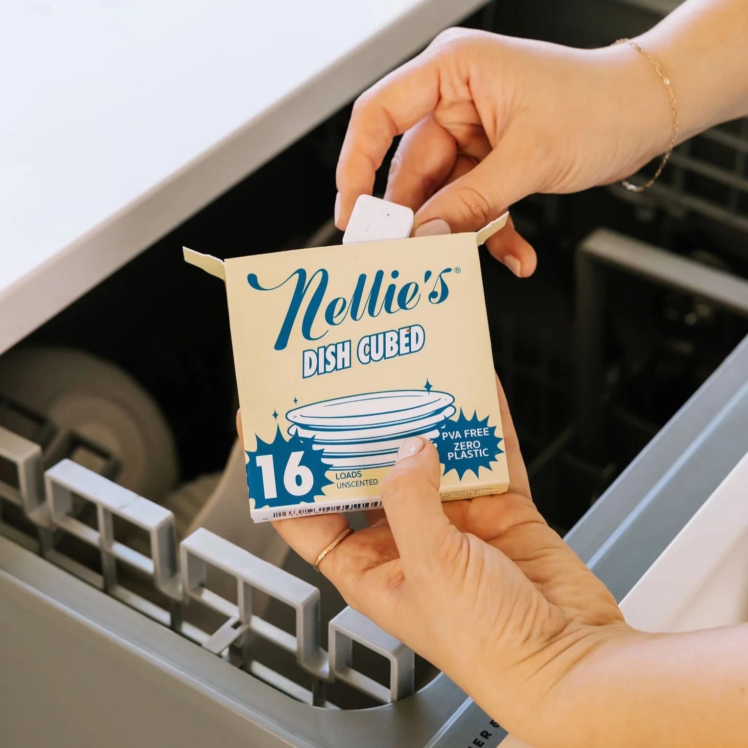 Nellie's Dish Cubes – Pre-Measured Dishwasher Detergent – 16 Load - Image 4