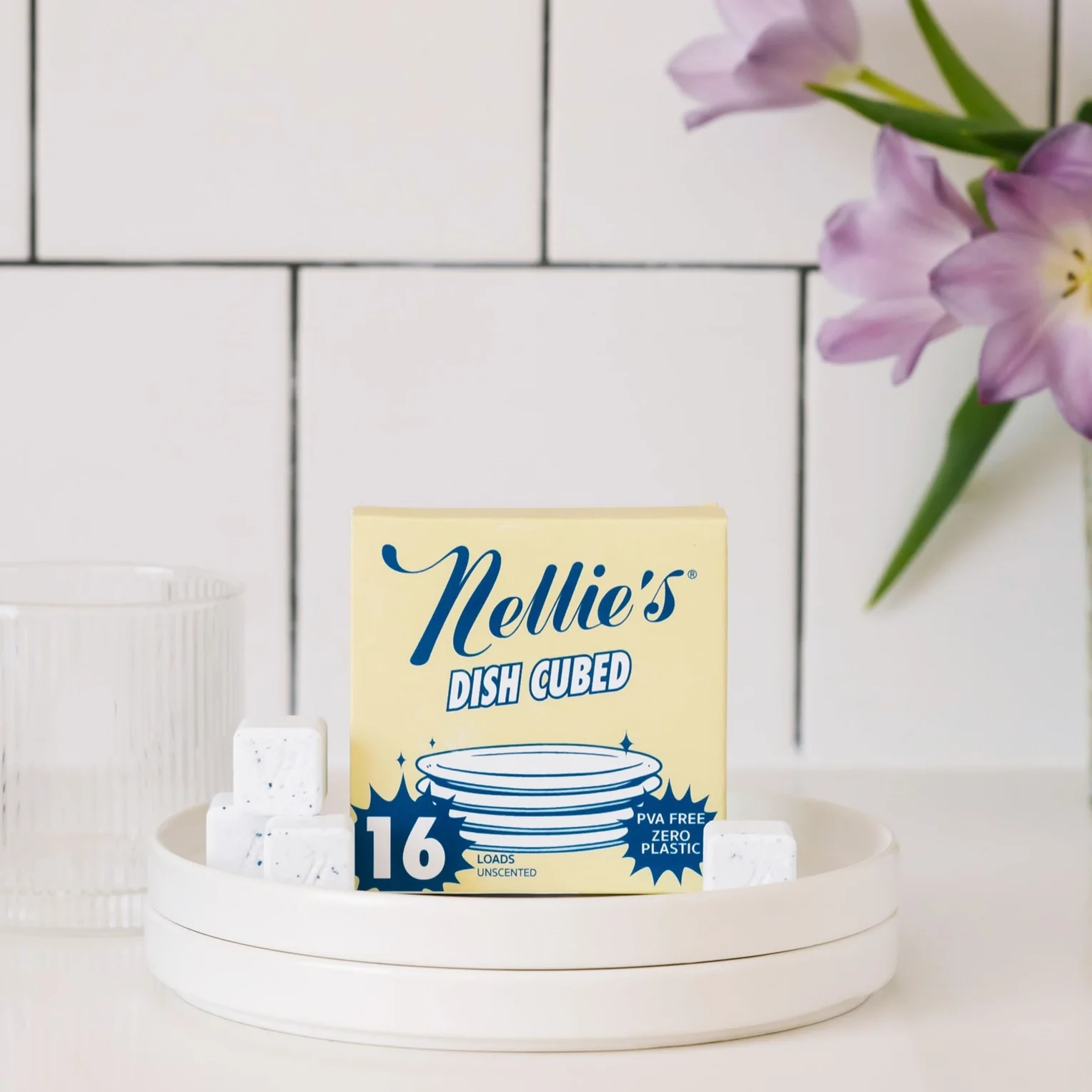 Nellie's Dish Cubes – Pre-Measured Dishwasher Detergent – 16 Load - Image 5