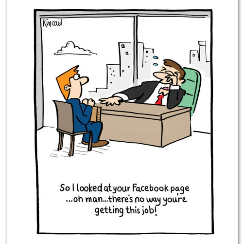 Nelson Line Studio Cartoon Collection Greeting Card –  5x7 – Facebook Page