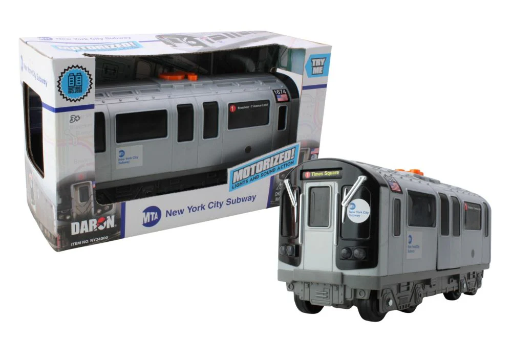 New York City MTA Motorized Subway Car With Lights & Sound - Image 2