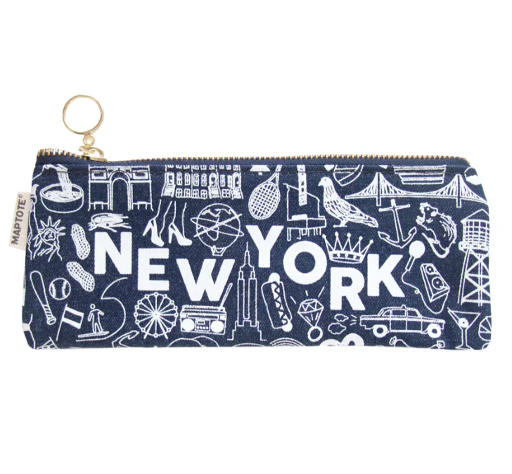 New York City Pencil Pouch – 8" x 3" - Image 2