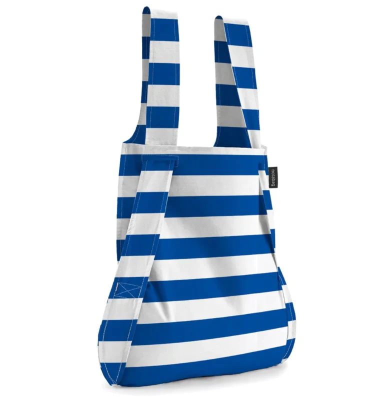 Notabag Convertible Tote Backpack – Marine Stripes