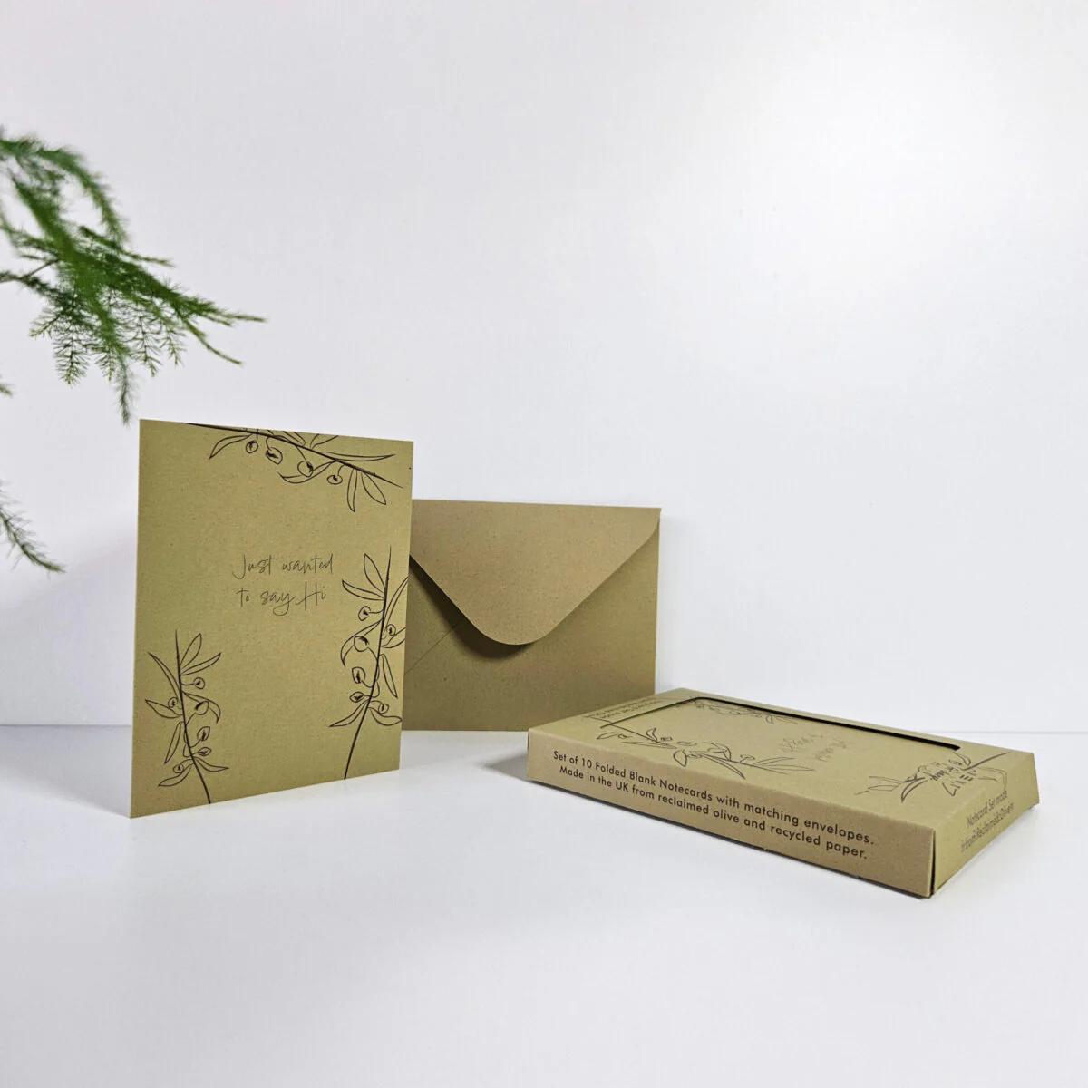 Vent For Change Notecards Made From Reclaimed Olives – Set of 10 - Image 2
