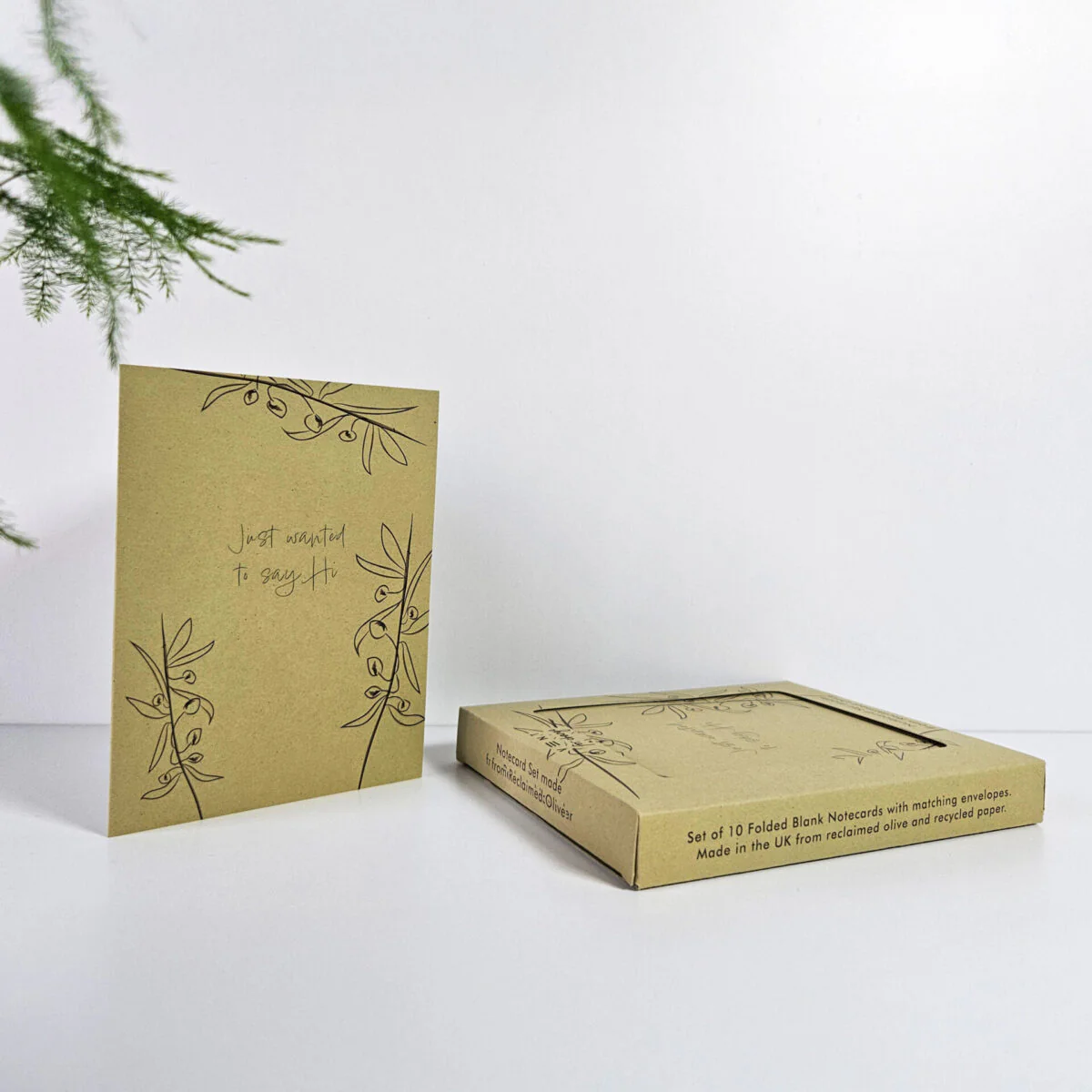 Vent For Change Notecards Made From Reclaimed Olives – Set of 10 - Image 3