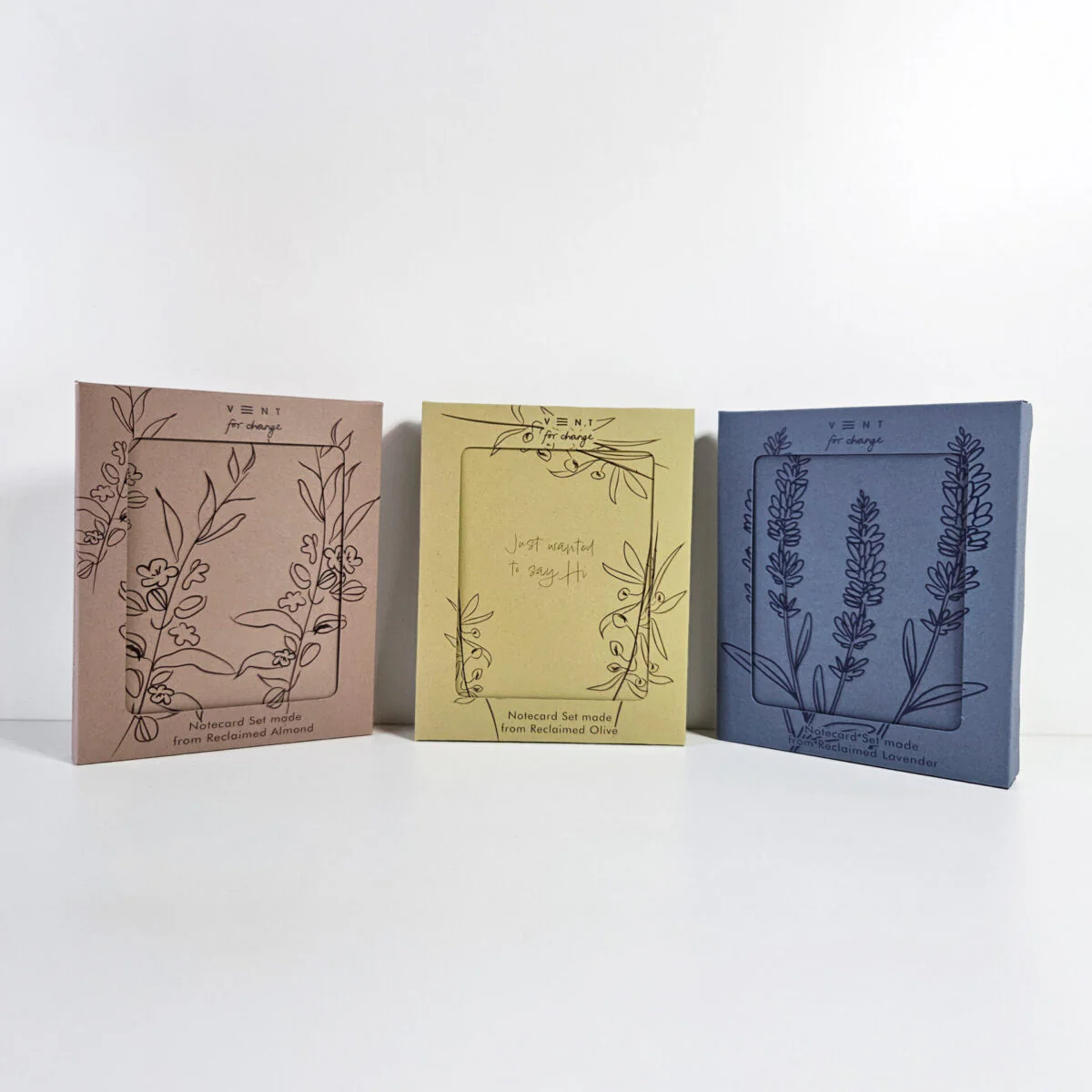 Vent For Change Notecards Made From Reclaimed Olives – Set of 10 - Image 7