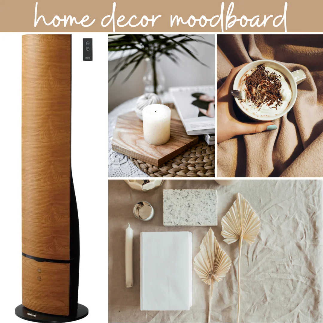 Objecto W9 Tower Hybrid Humidifier – Light Grain - Image 3