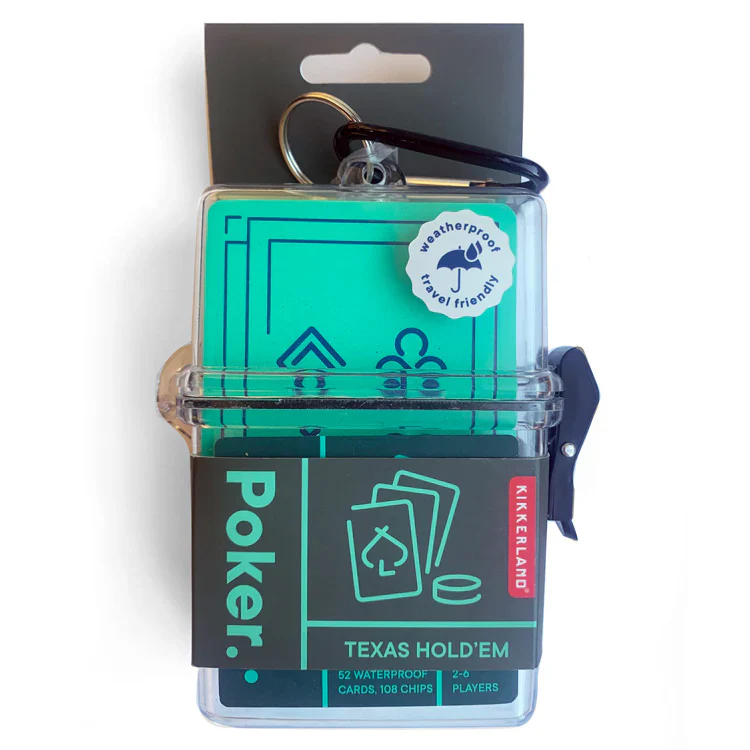 On The Go Waterproof Classic Poker Card Game - Image 2