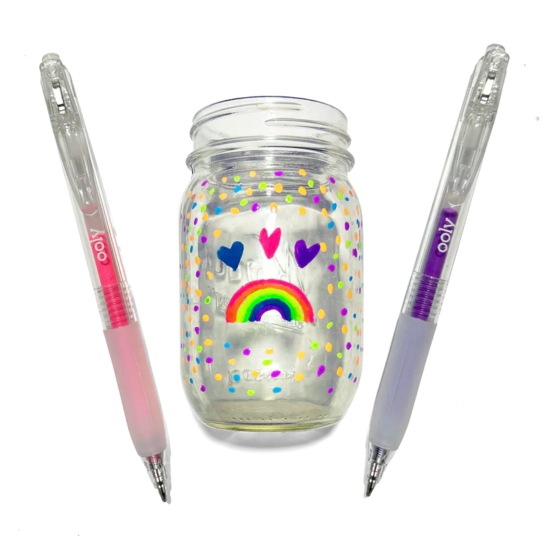 Ooly Jelly Gloss Multi Surface Deco Gel Pens – Set of 6 - Image 6