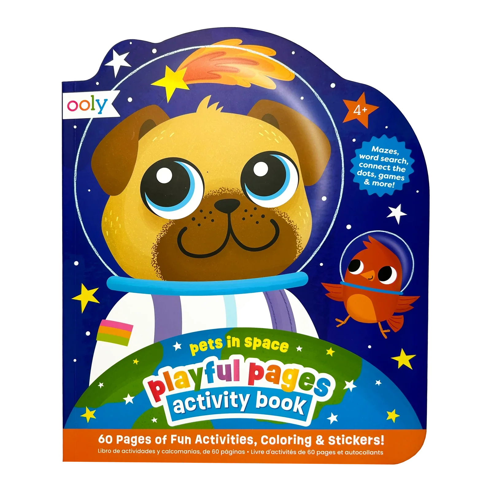 Ooly Playful Pages Activity Book - Pets in Space