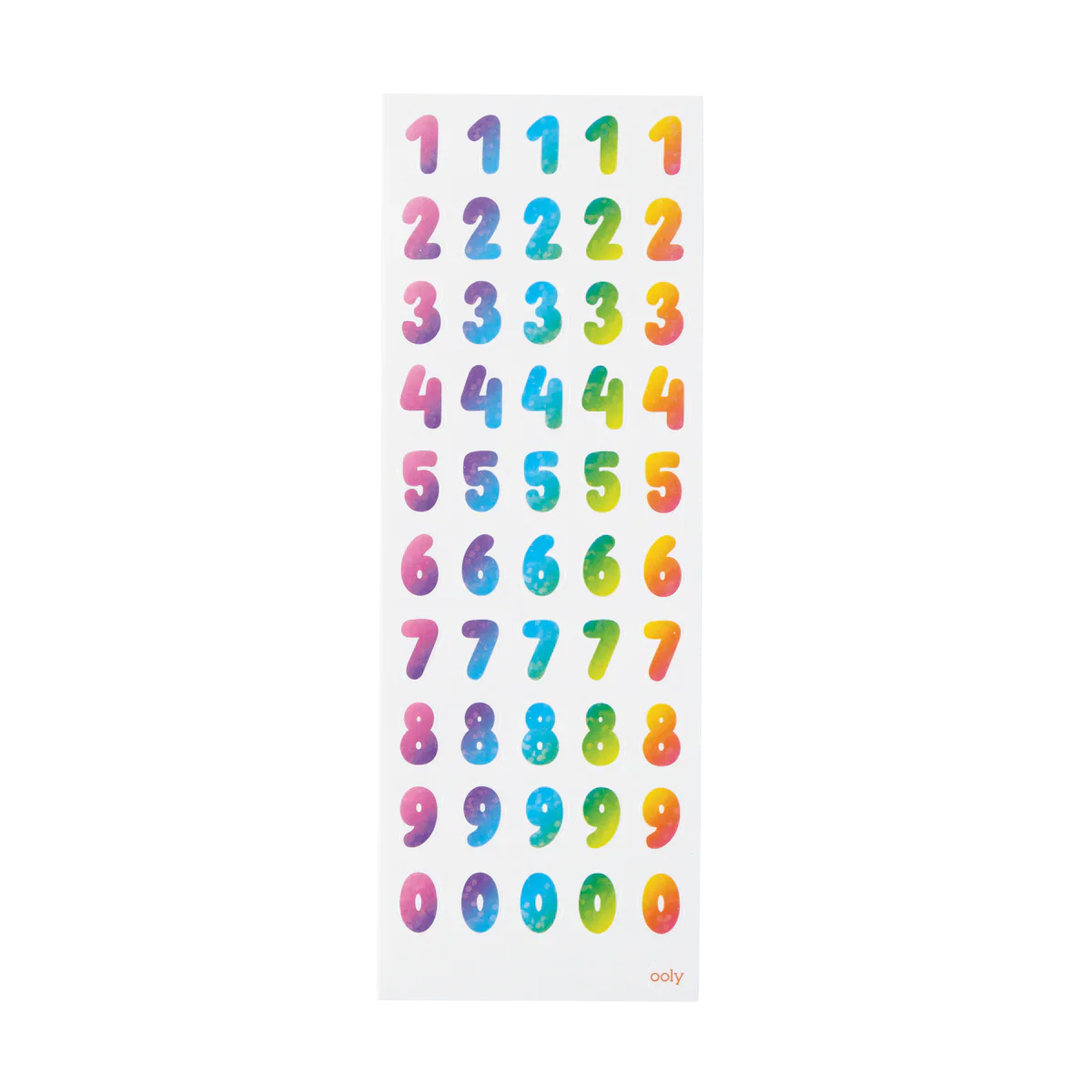 Ooly Stickiville – Rainbow Numbers Stickers - Image 2