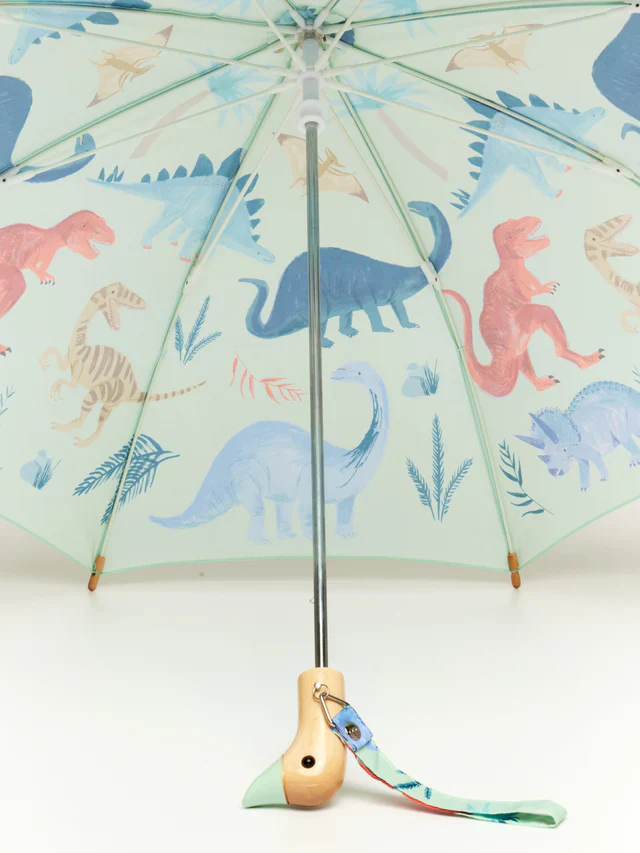 Original Duckhead Duckling x Meri Meri Umbrella For Kids – Dinosaur - Image 3