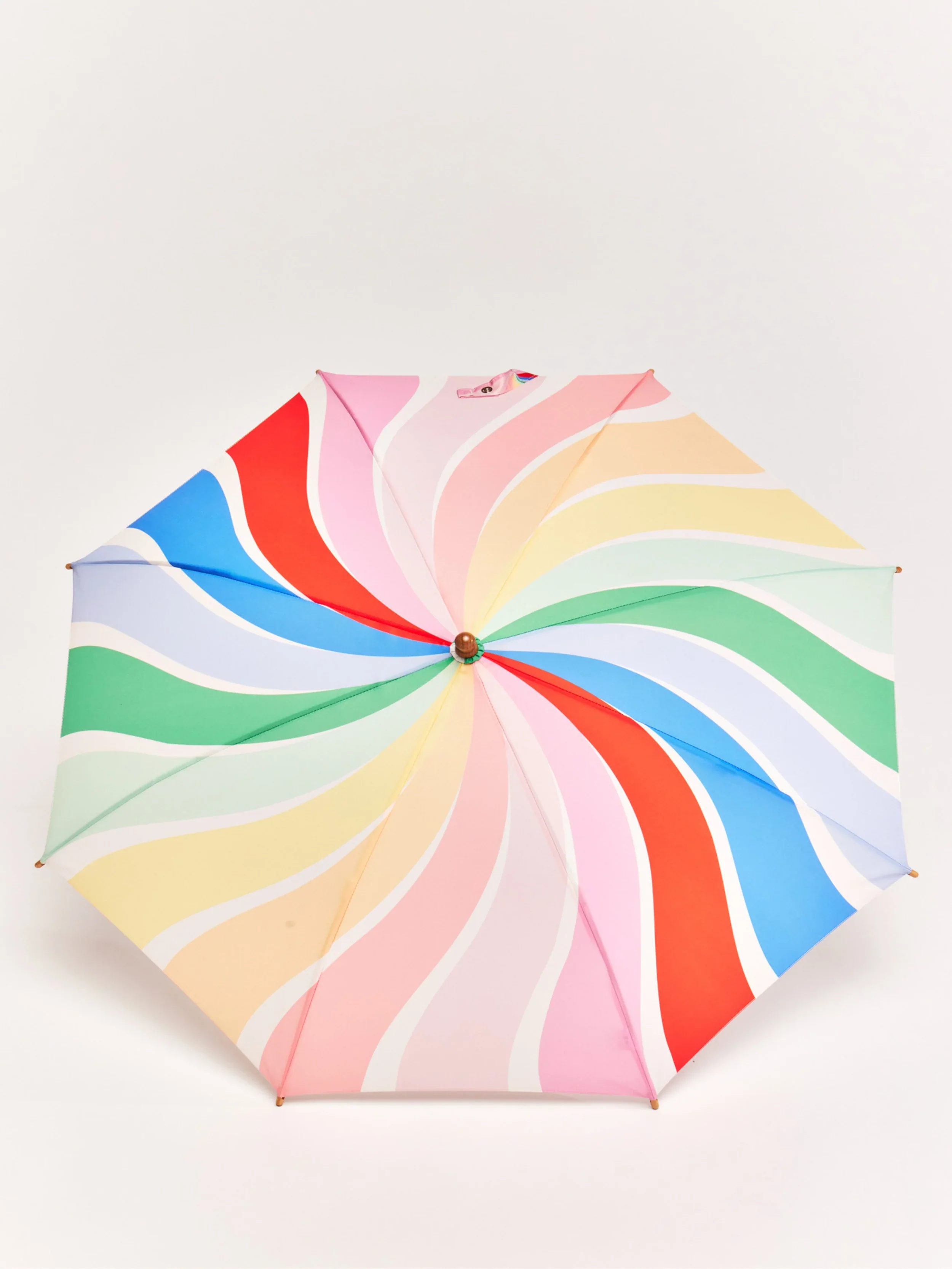 Original Duckhead Duckling x Meri Meri Umbrella For Kids – Rainbow Stripes - Image 3