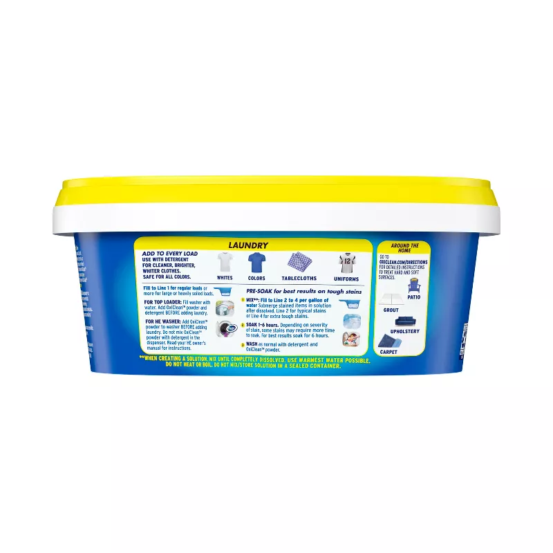 Oxiclean Stain Remover Powder – 1.77 lb. - Image 4