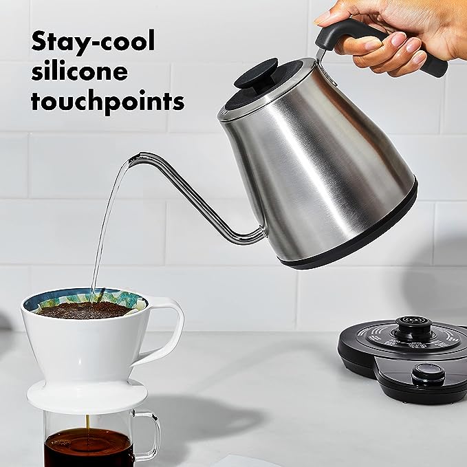 OXO Adjustable Temperature Pour-Over Electric Kettle - Image 3