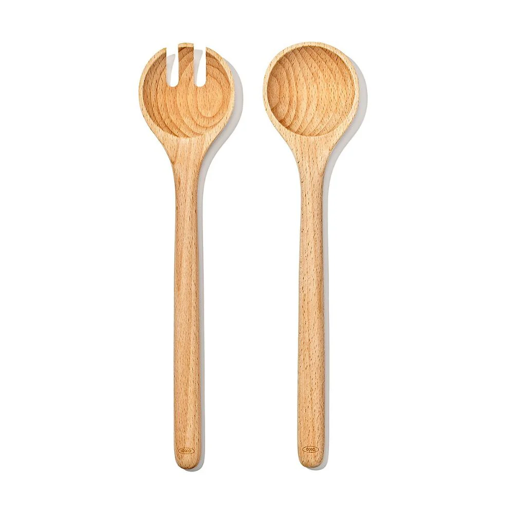 OXO Beechwood Salad Servers – 2-Piece Set