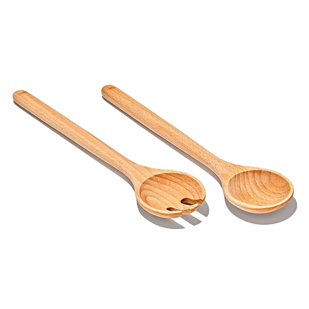 OXO Beechwood Salad Servers – 2-Piece Set - Image 3