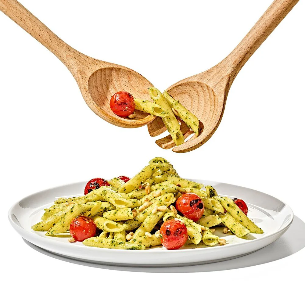 OXO Beechwood Salad Servers – 2-Piece Set - Image 4