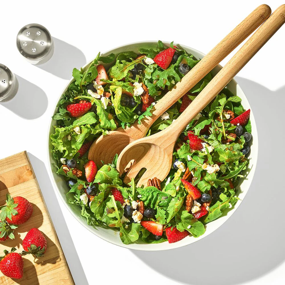 OXO Beechwood Salad Servers – 2-Piece Set - Image 5