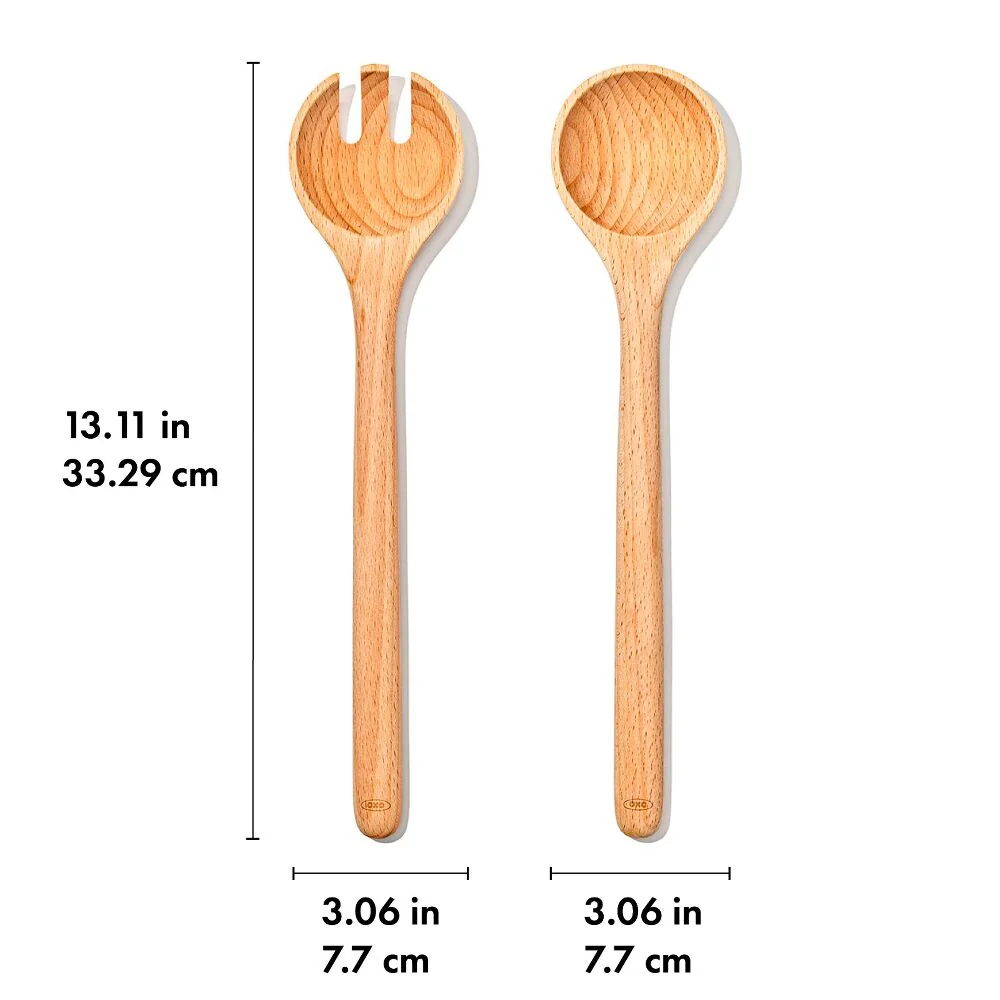 OXO Beechwood Salad Servers – 2-Piece Set - Image 7