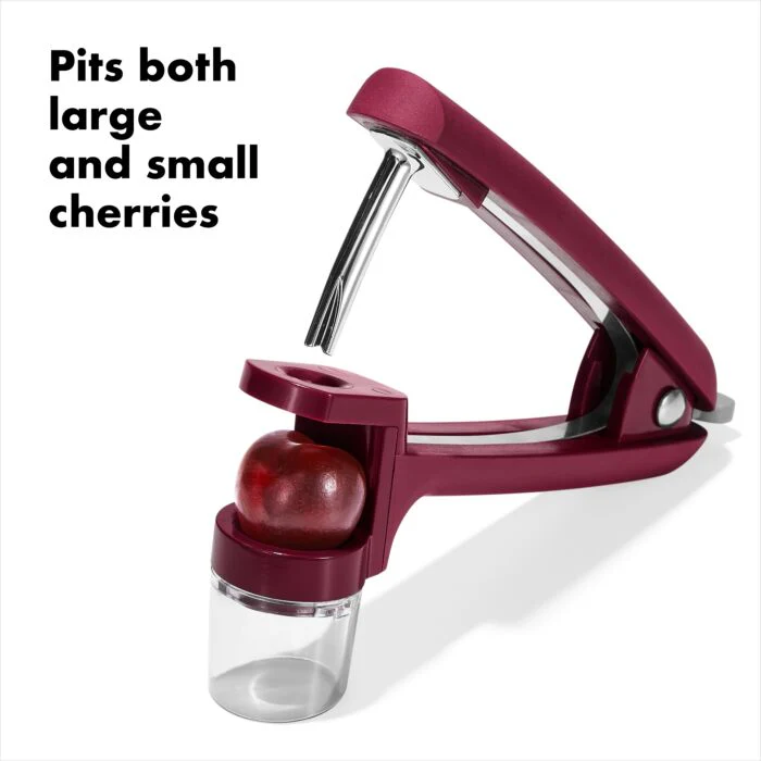 OXO Cherry & Olive Pitter - Red - Image 5