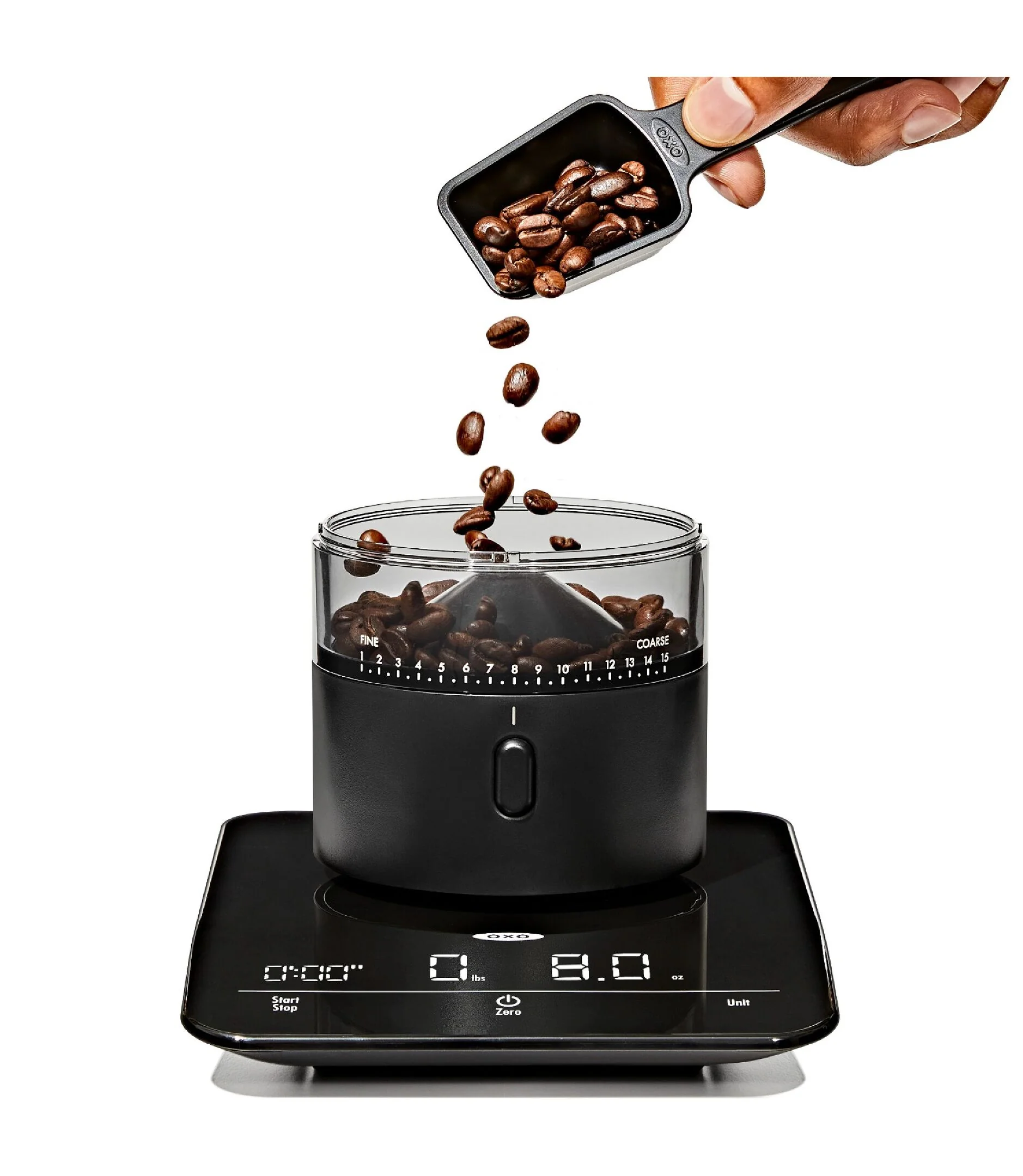 OXO Compact Conical Burr Coffee Grinder – 11" x 4" - Image 3