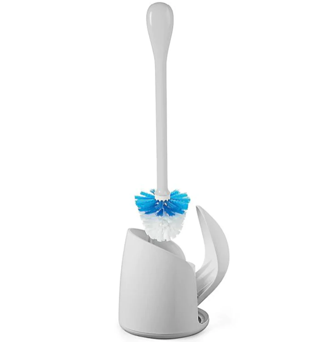 OXO Compact Toilet Brush & Canister – Gray - Image 2