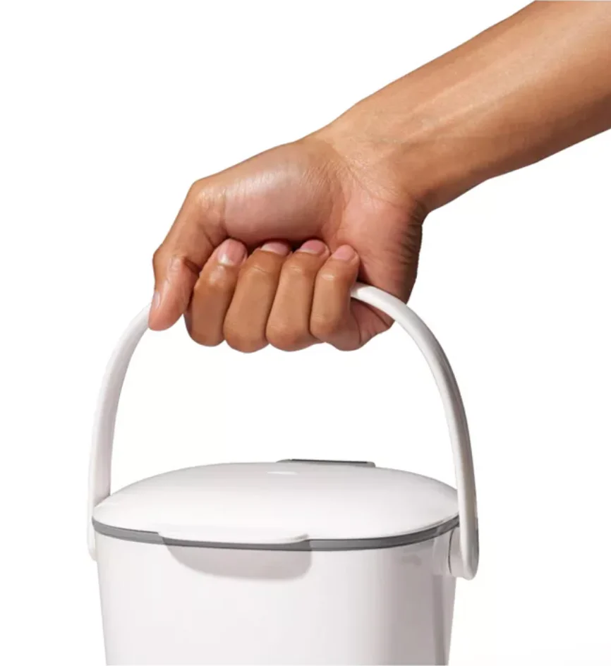 OXO Easy Clean Compost Bin β 0.75 Gallon β White - Image 3