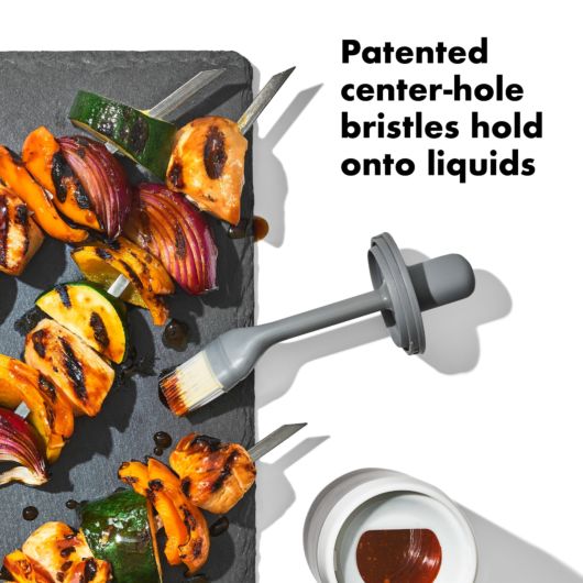 OXO Glass Oil Bottle & Silicone Brush Set - Image 3