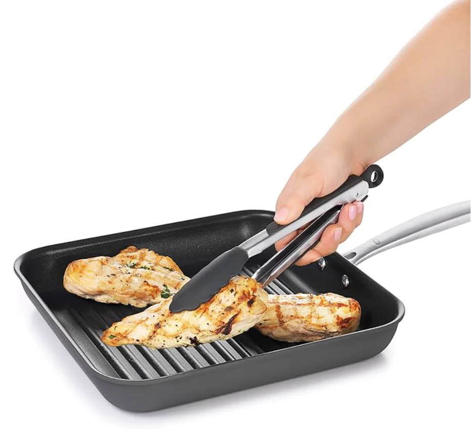 OXO Good Grips Tongs with Silicone Head – 12" - Image 5