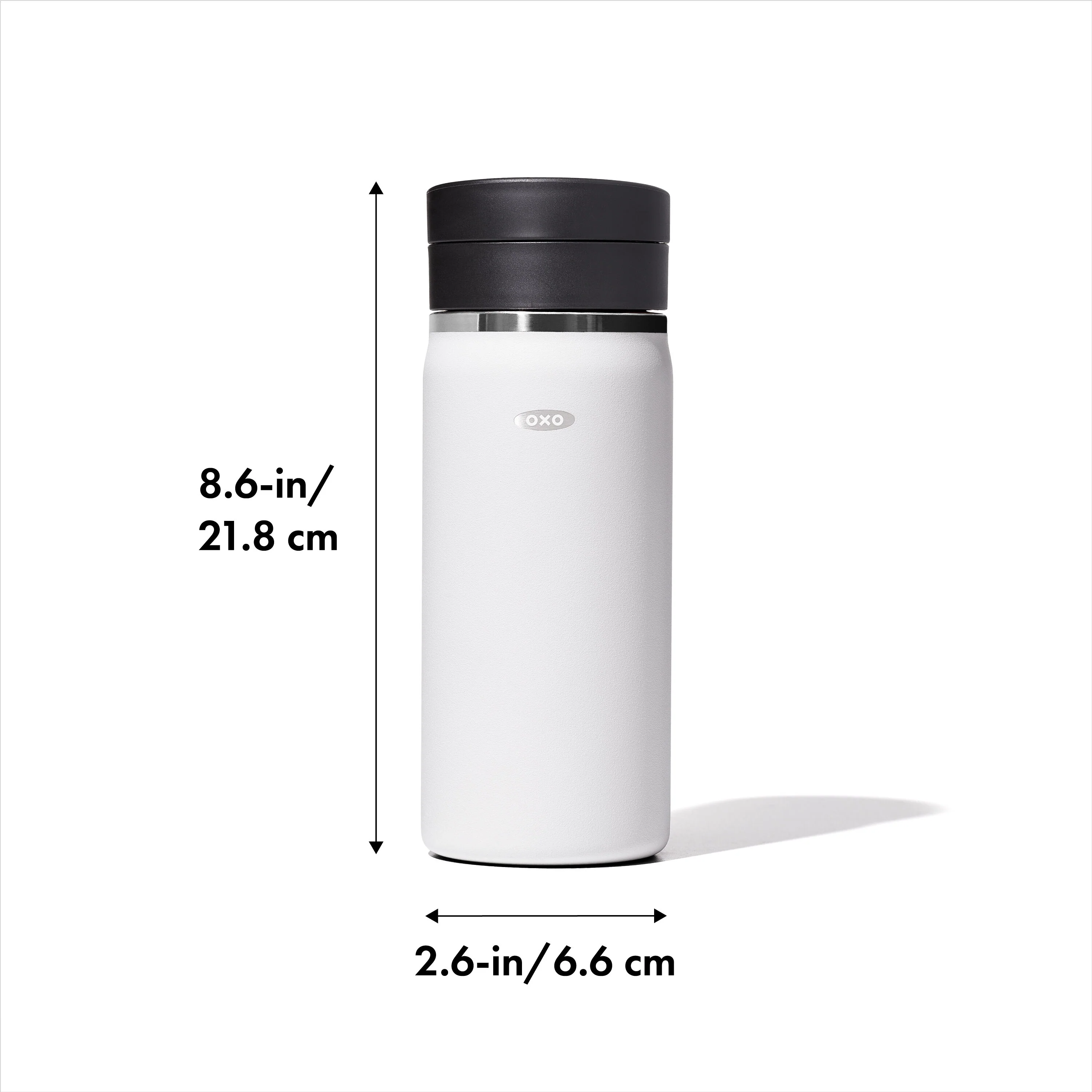 OXO Good Grips 16 oz. Thermal Mug with SimplyClean Lid – White - Image 2