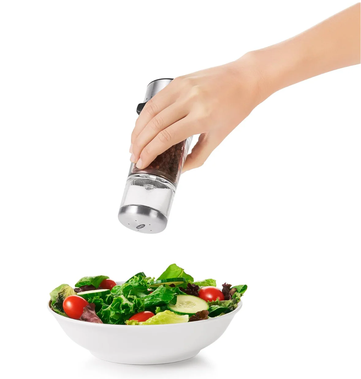 OXO Good Grips 2-in-1 Salt Shaker & Pepper Grinder - Image 5