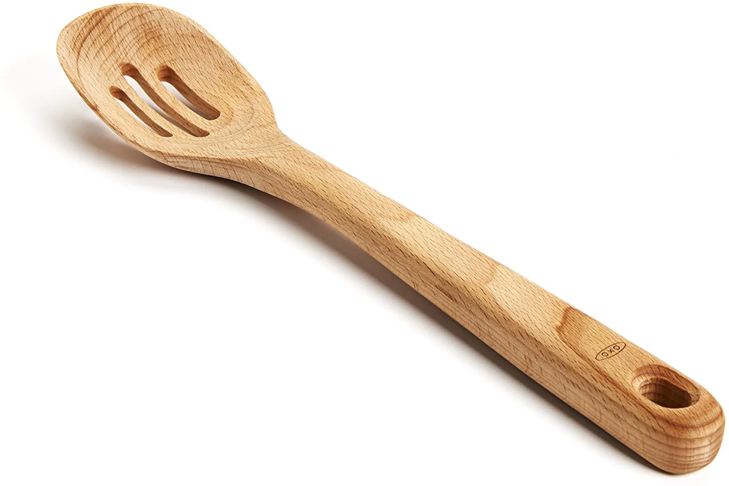 OXO Good Grips Large Wooden Slotted Spoon - Image 3
