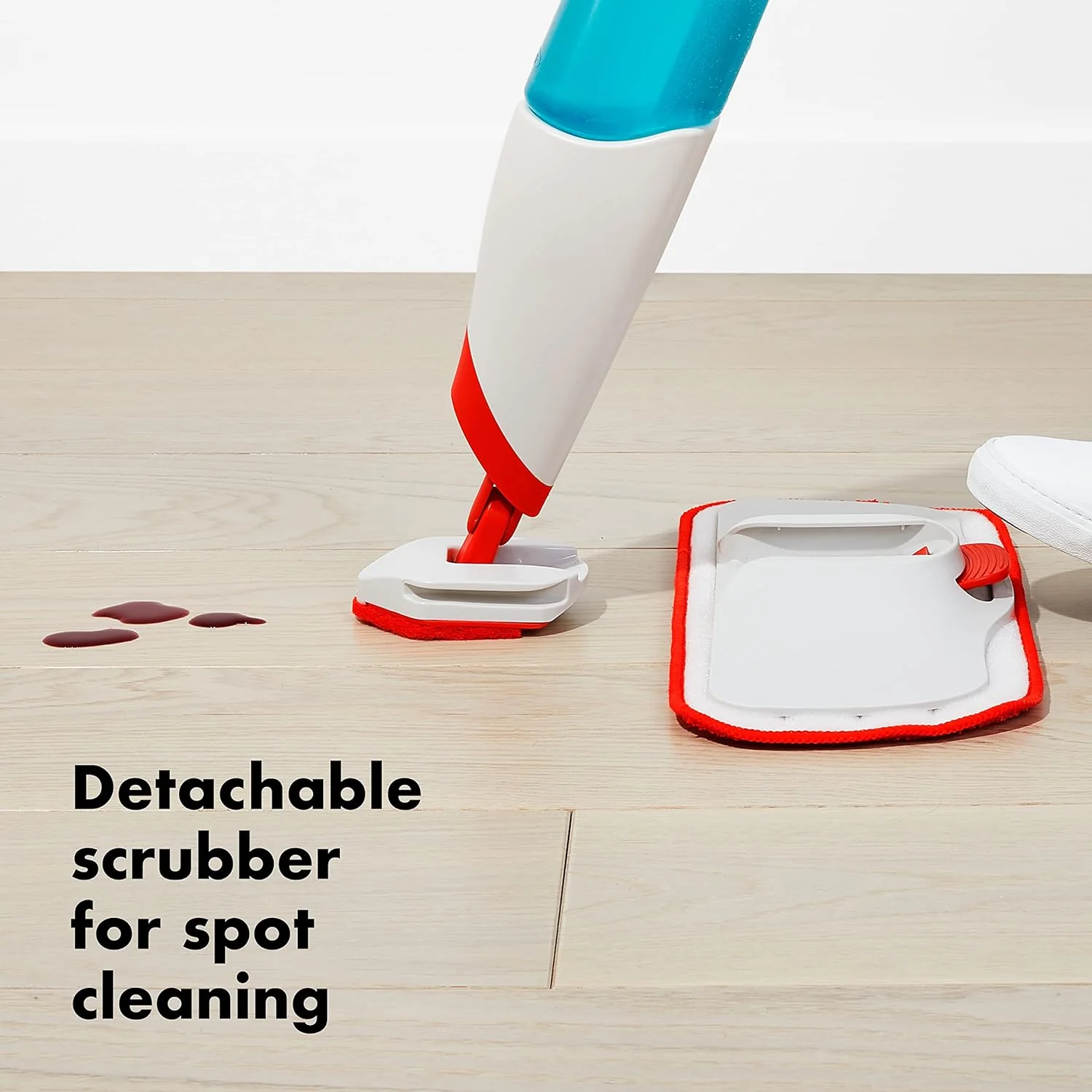 OXO Good Grips Microfiber Spray Mop with Slide-Out Scrubber - Upper East Side Delivery Only - Image 4