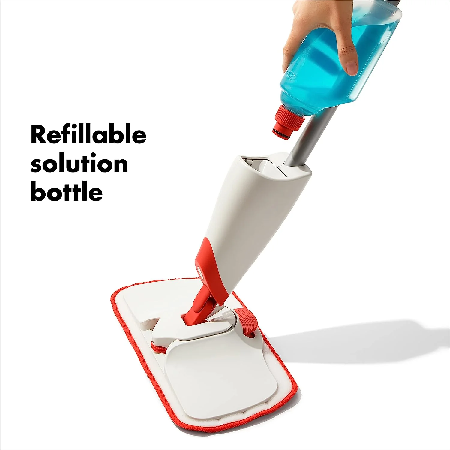OXO Good Grips Microfiber Spray Mop with Slide-Out Scrubber - Upper East Side Delivery Only - Image 5