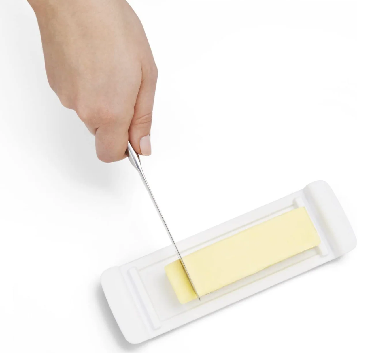 OXO Good Grips Clear Plastic Butter Dish - Image 3