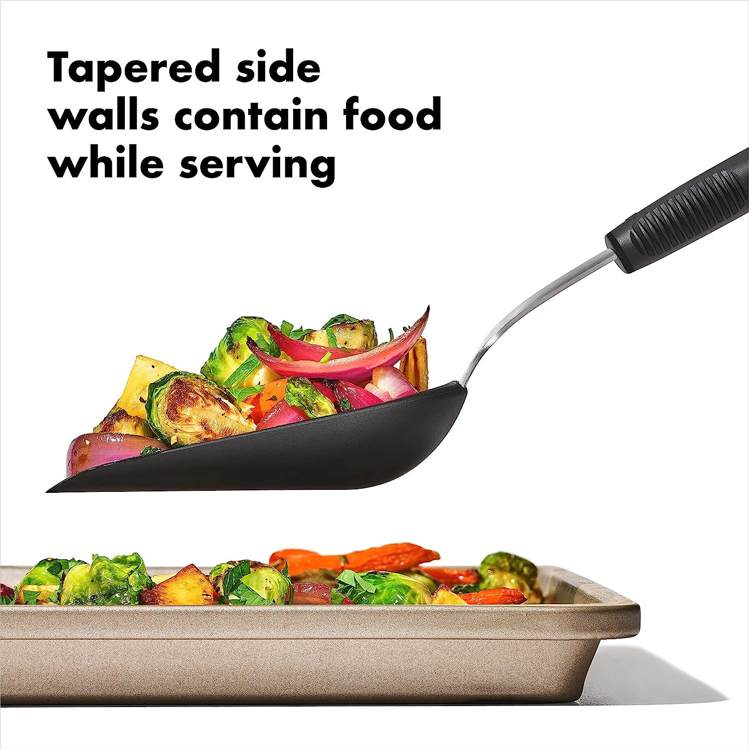 OXO Good Grips Sheet Pan Roasting Scoop - Image 3